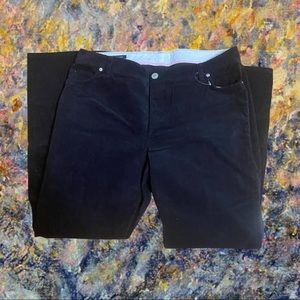 Land’s End Plus size mid rise Corduroy boot cut pants.